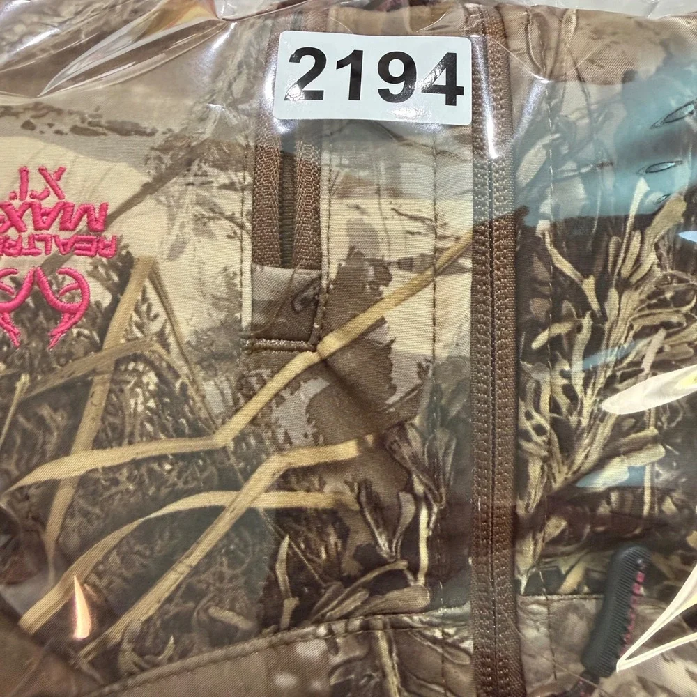 Realtree Scent-Factor Max-1 XT Camo Hunting Jacket Kids XL 16/18 SS1047‎ Brown